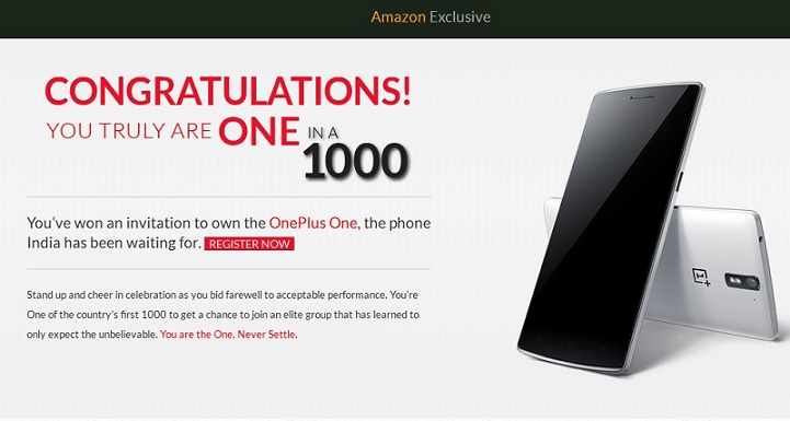 OnePlus India Invite Amazon