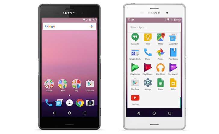 Sony Xperia Z3 Android N