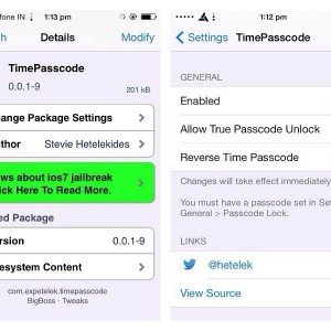 TimePasscode for iPhone ioS 7