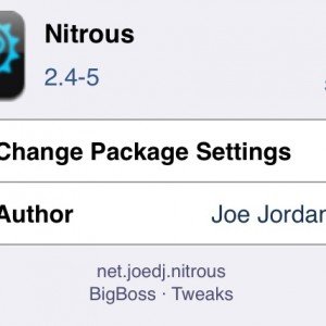Nitrous Jailbreak Tweak