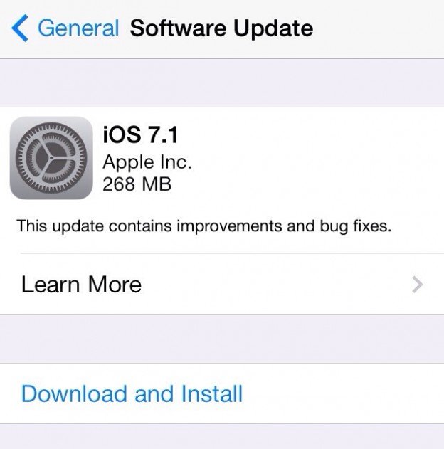 iOS 7.1 public release