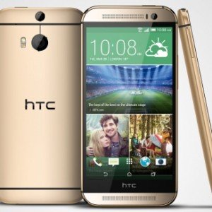 HTC One M8 gold color