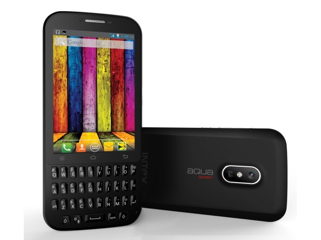 Intex Aqua Qwerty touch and type launched for Rs. 4,990