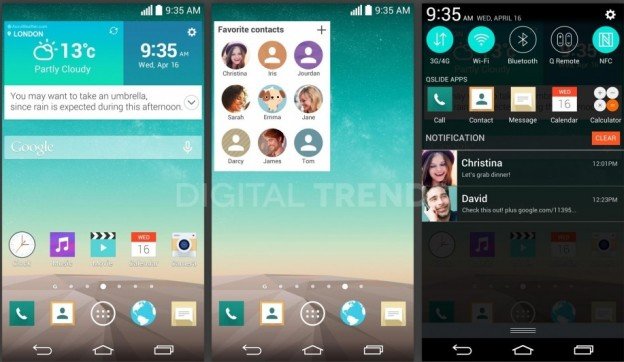 LG G3 UI leak