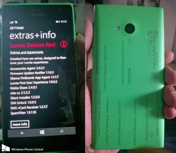 Nokia lumia 730 Selfie phone photos and specifications leaked