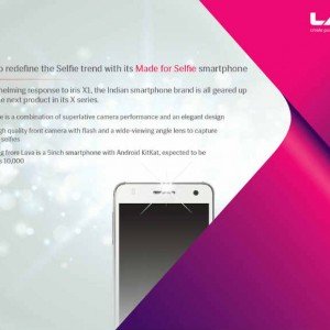Lava Selfie smartphone