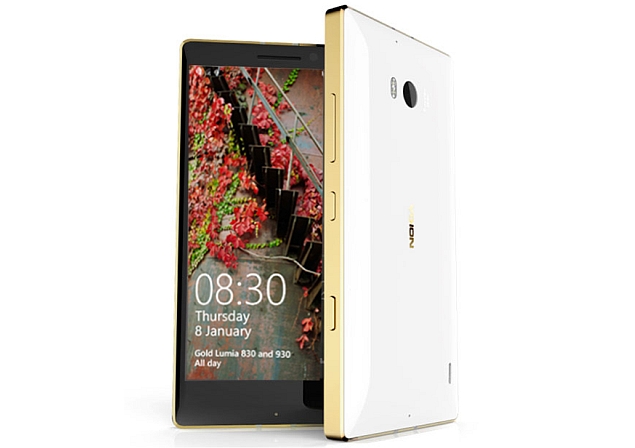 Nokia Lumia 830 and Lumia 930 limited gold edition launched