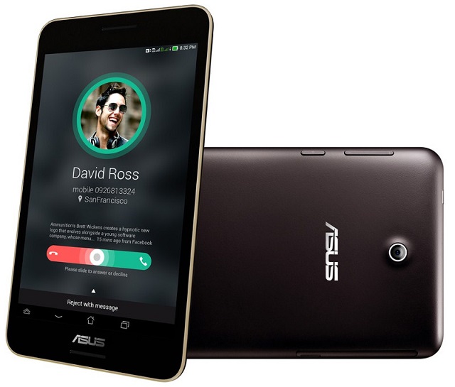 Asus Fonepad 7 FE375CL tablet with 7 inch screen, Android 5.0 Lollipop announced