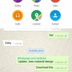 Whatsapp Material Design