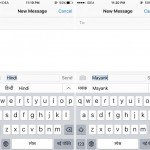 iOS 9 Hindi Transliteration