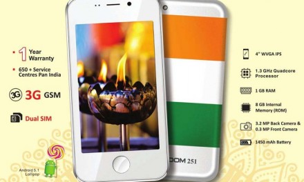 Ringing Bell launches Cheapest smartphone, Freedom 251 for Rs. 251