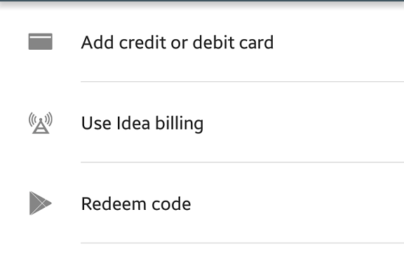 Google Play Store officially gets Carrier Billing in India with Idea Billing
