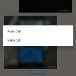 WhatsApp video call
