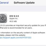 iOS 9.3.5 Update