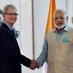 Tim Cook Narendra Modi