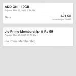 Reliance Jio 10GB free add on