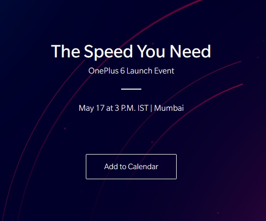 OnePlus 6 launch event India
